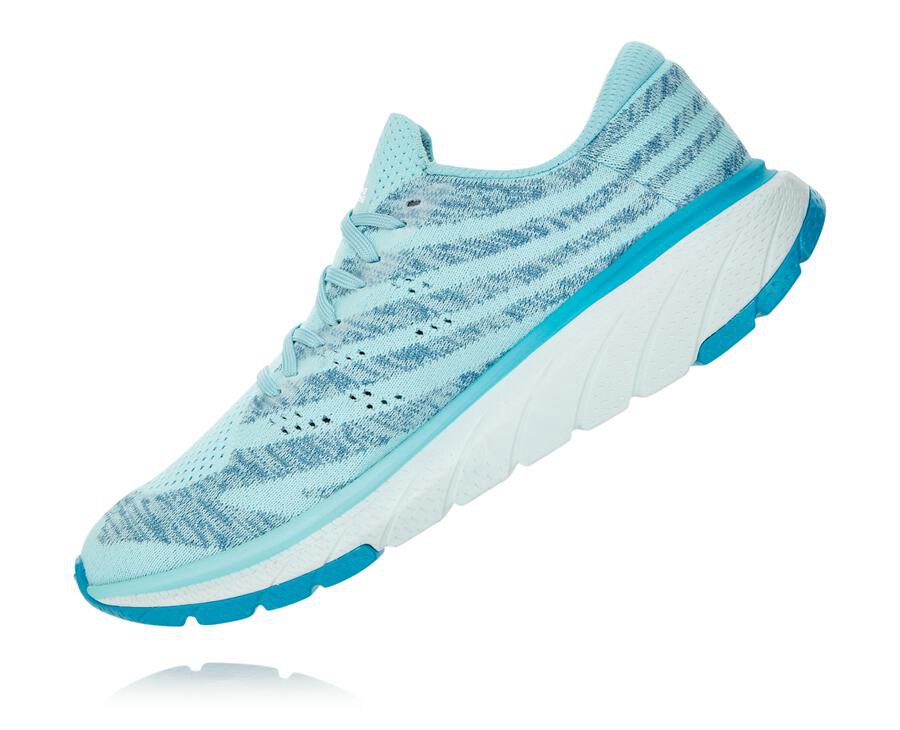 Hoka Australia One One Cavu 3 - Womens Walking Shoes Blue - AYITE-2381